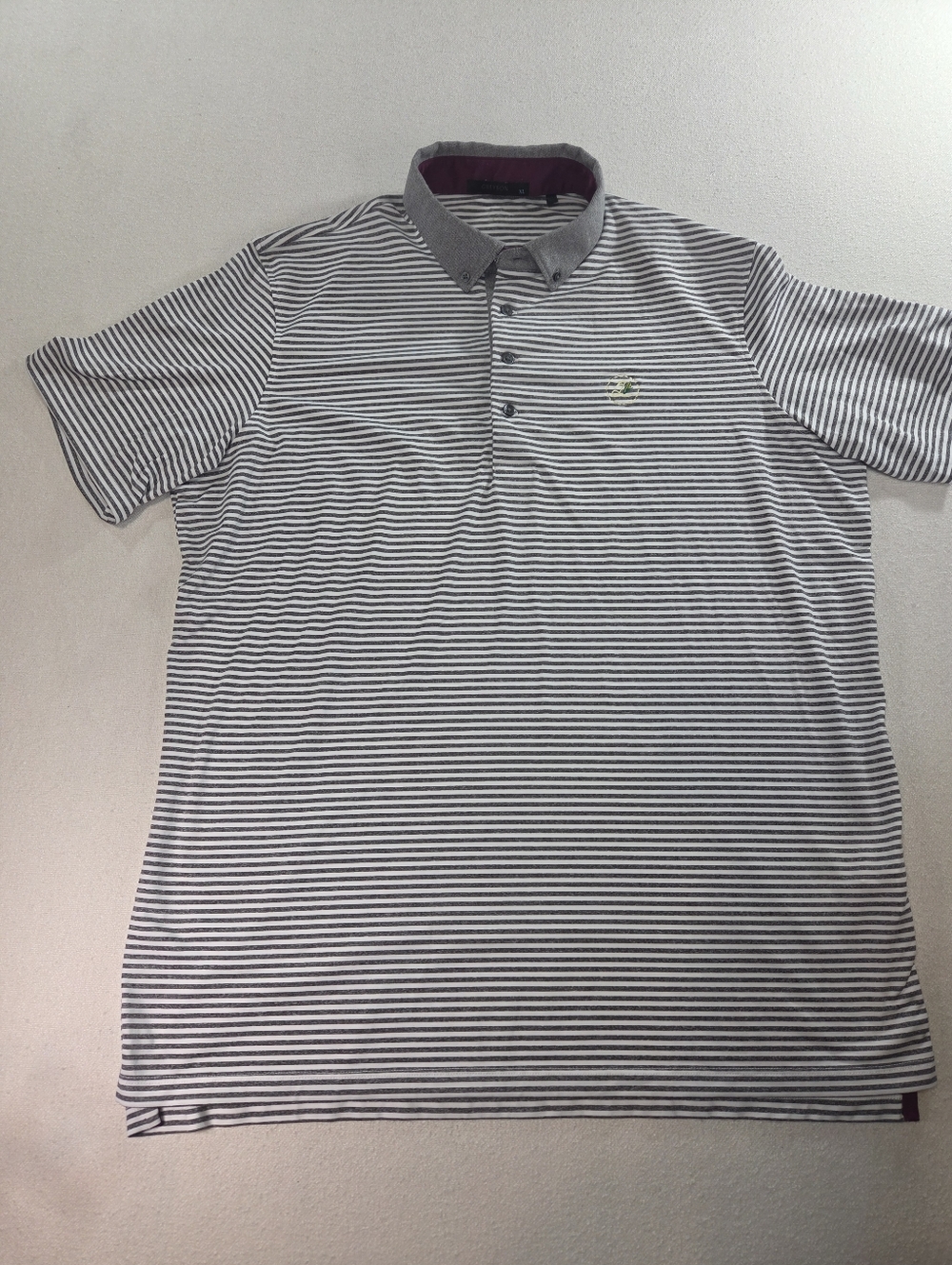 Greyson Striped Performance Golf Polo XL